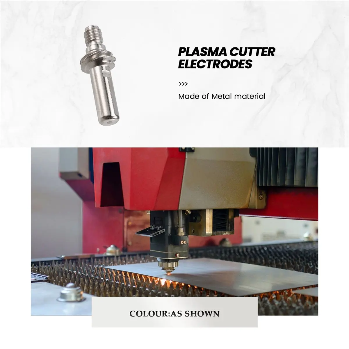 (A02R) Plasma Cutter Electrodes KP2845-1 Plasma Cutting Consumables Kit W03X0893-60A Cutting Consumables Kit
