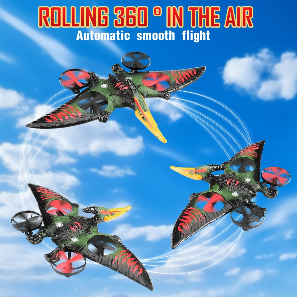 Ptérosaure télécommandé résistant aux chutes, avion en mousse, Simulation UAV, planeur de dinosaure, cadeau pour enfants