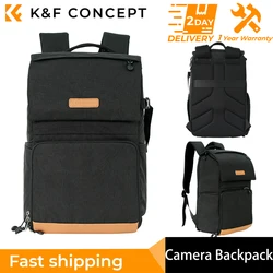 K&F Concept 22L Professional Camera Backpacks Beta Lightweight Large Capacity 15.6 Inch Laptop Compartment for Camera Drone Bags