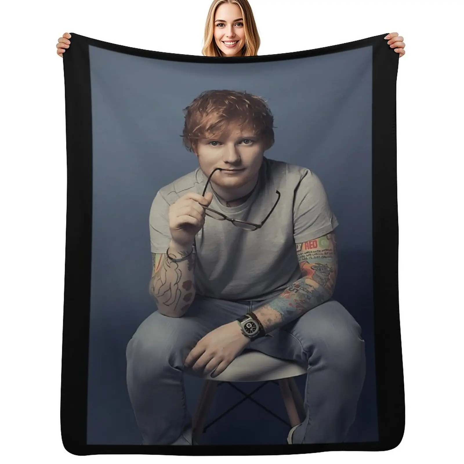 Ed Vintage - Ed The Mathematics Tour 2023 Throw Blanket All Weather Soft Throw Blanket for Sofa