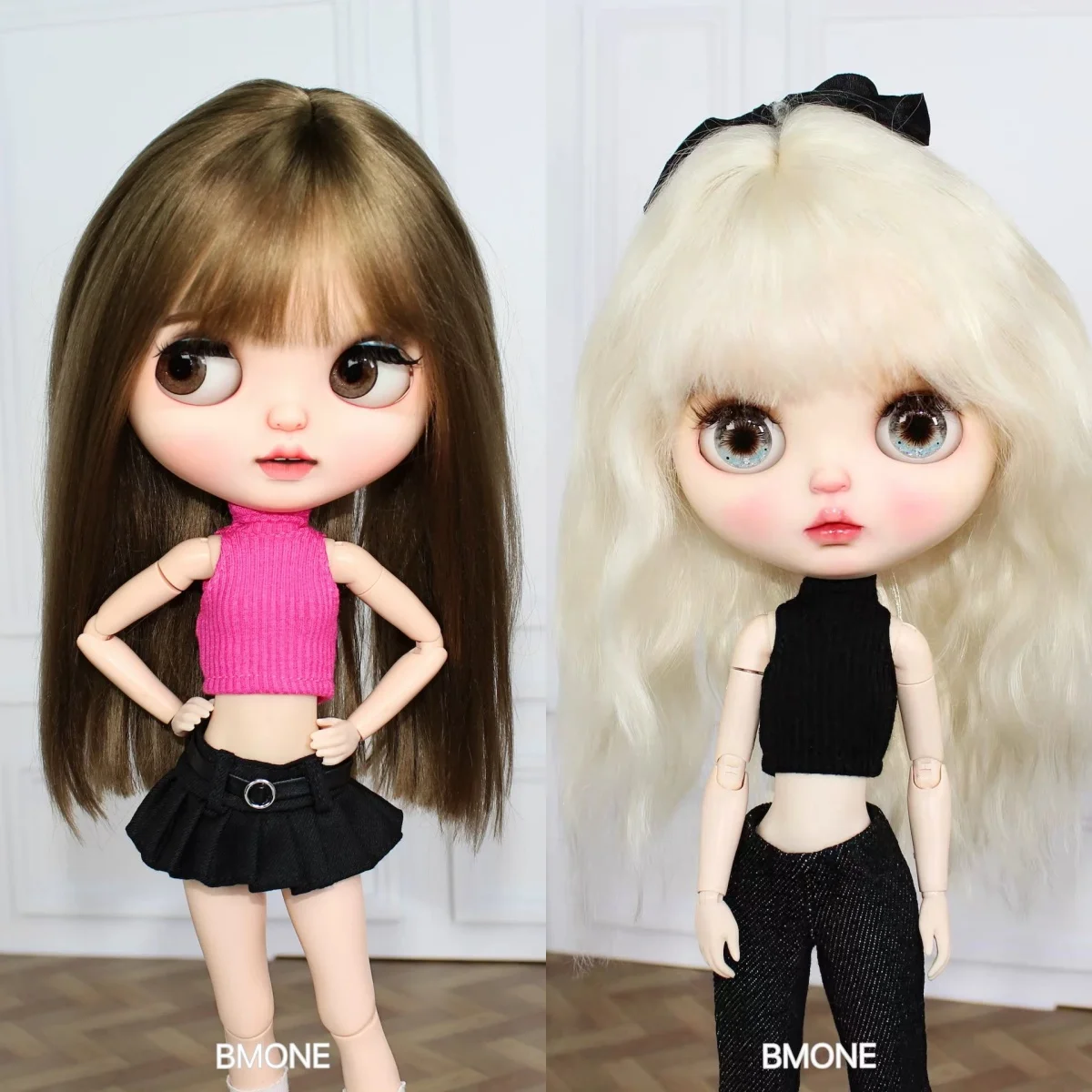 30cm bjd fr supermodelo boneca roupas moda simples gola alta malha sem mangas topo para 1/6 boneca xinyi spice girl vestir-se
