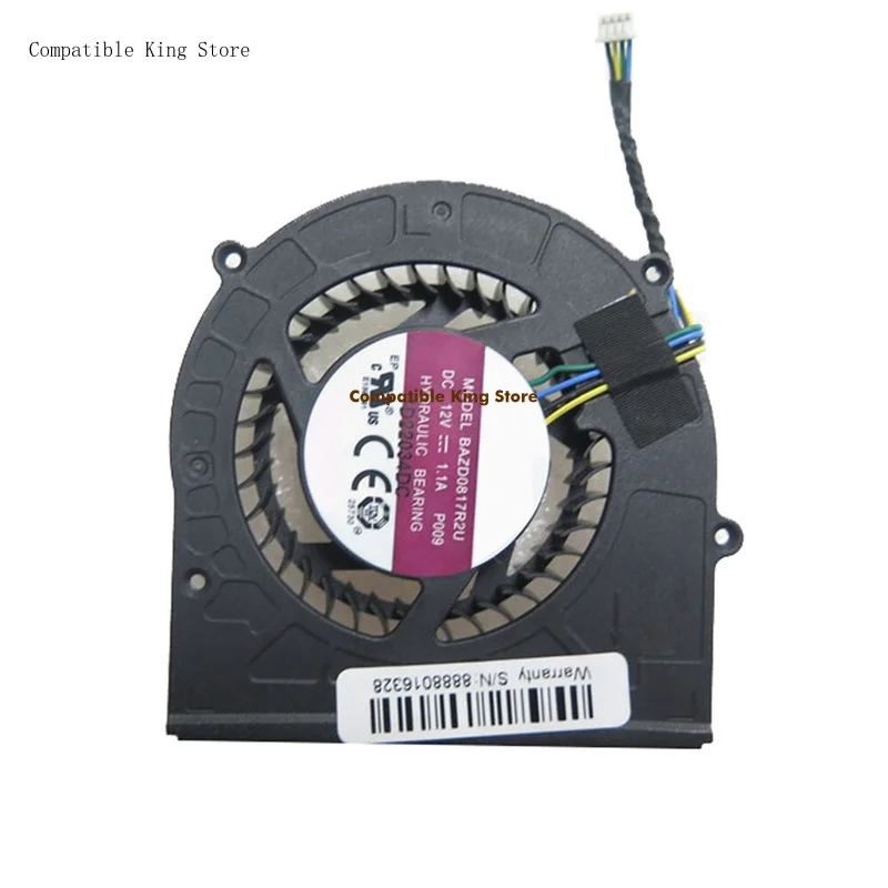 L+For AVC BAZD0817R2U P009 DC12V 1.1A 4PIN New Cooling Fan