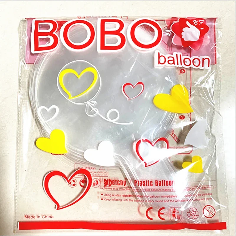 10pcs 8/10/12/16/18/20/24/inch Transparent Bobo Balloon Clear Bubble Balloon For Wedding Birthday Party Decoration Helium Ballon