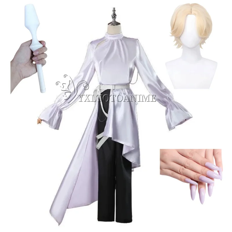 

Luka Cosplay Costume Anime Alien Stage Luka Cosplay Costume light yellow short hair Synthetic Wig