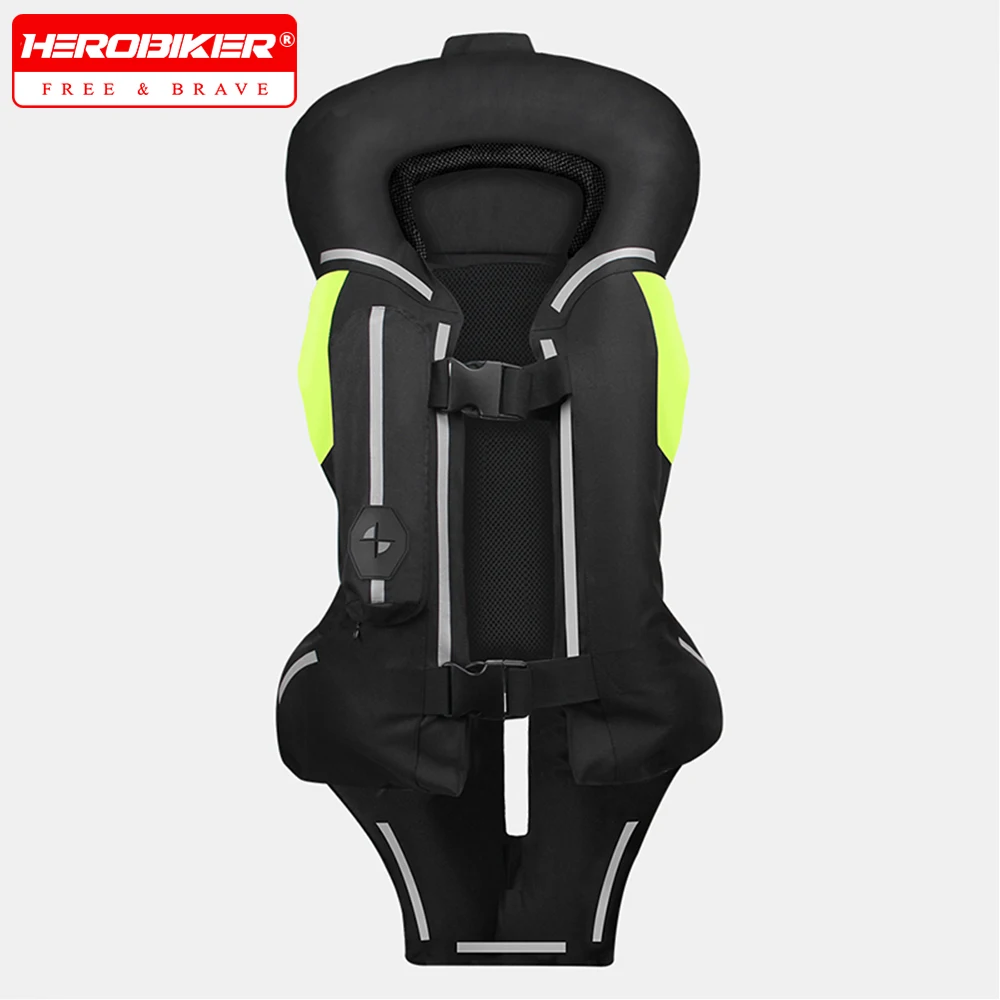 Reflective Vest Safety Airbag Women Men Motorcycle Jacket Motorcycle Riding Air Bag Moto Vest Motocross Chaleco Reflectante Vest