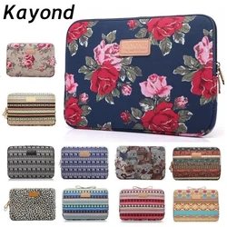 Kayond Brand Laptop Bag 10,11,12,13,14,15.6 Inch Canvas Man Lady Sleeve Case For MacBook Air Pro Ipad Tablet Notebook Dropship