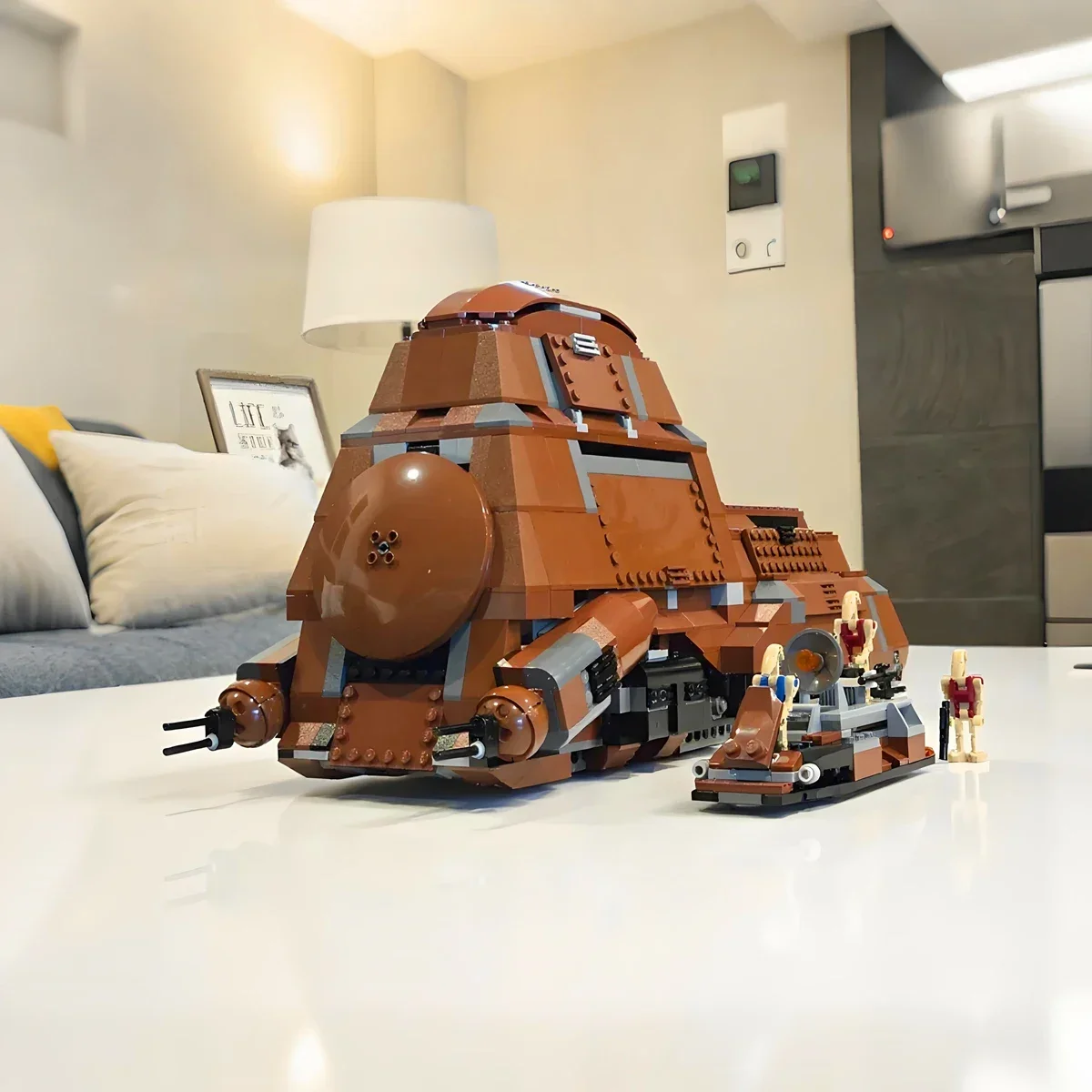 

1338pcs MOC Containerized Battle Droids Troop Carrier Trade Federation MTT 7662 Building Blocks Model DIY Bricks Toys