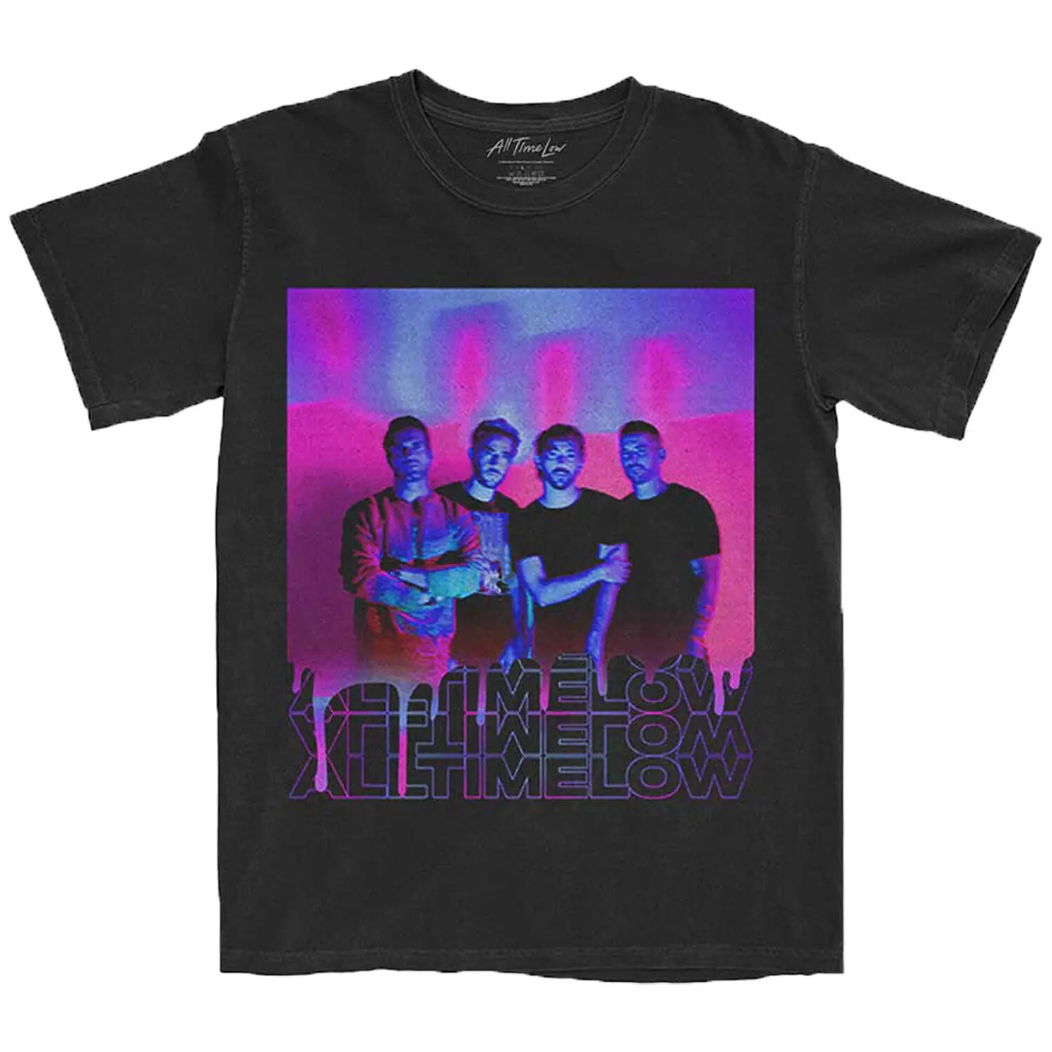 Men's All Time Low Blurry Monster T shirt Small Black