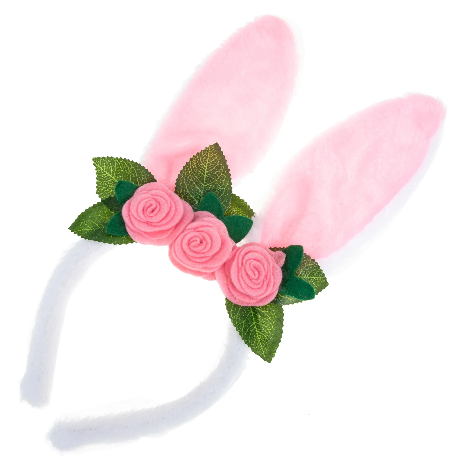

Rabbit Ears Hairband Beautiful Flower Headband Bright Color Safe Material Kids Party Girls Hair Accessories Rabbit Ears Hairband