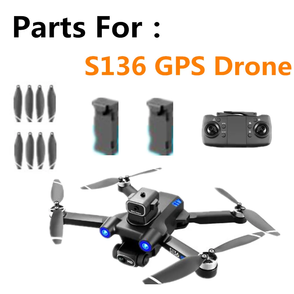 S136 Drone Battery S136 Drone Original Accessories 3.7v 2000 mAh S136 GPS Drone Parts Flying 18 Minutes