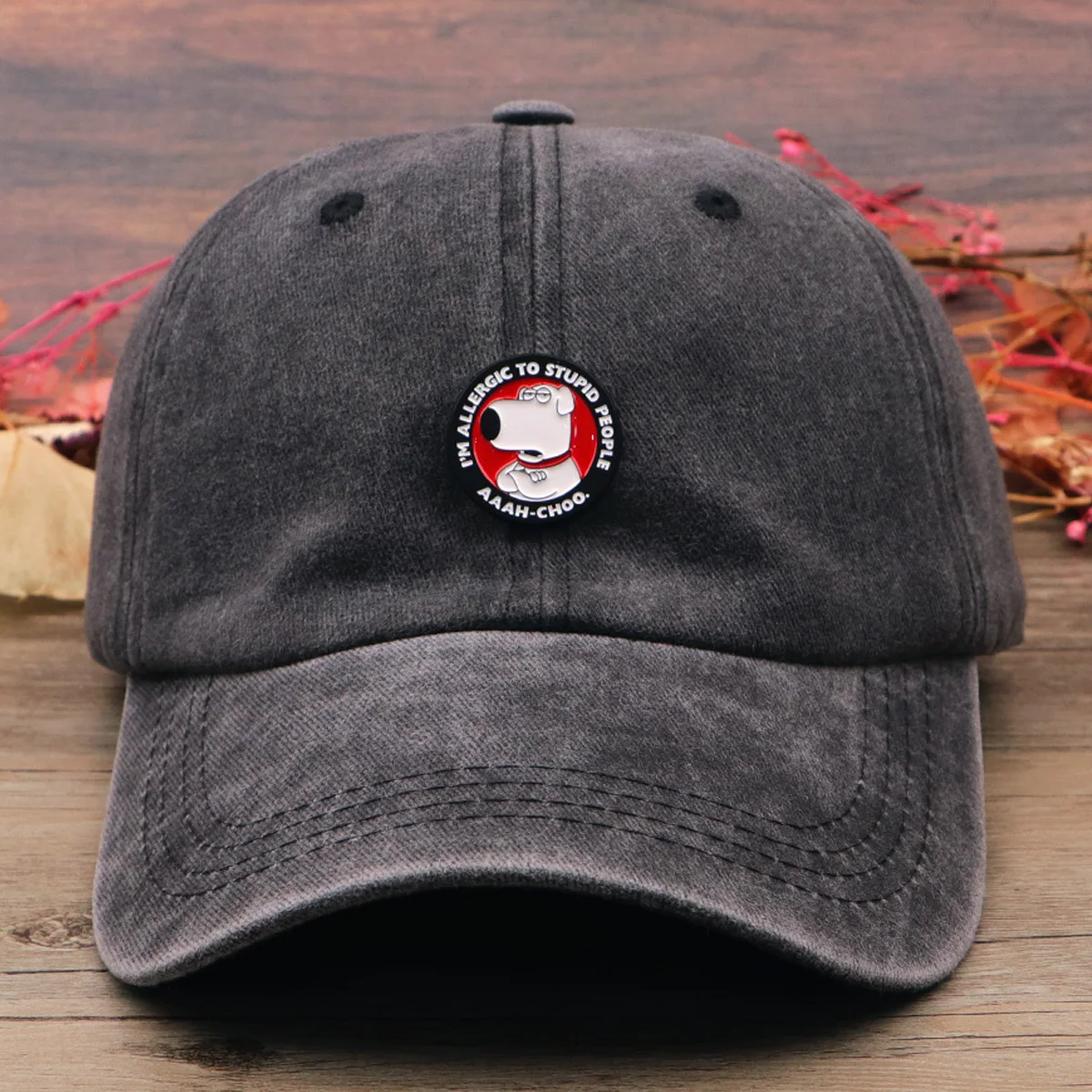 

Funny Dog Cartoon Classic Baseball Caps for Men Cap Vintage Casual Style Women Washed Hat Outdoor Sports Cap