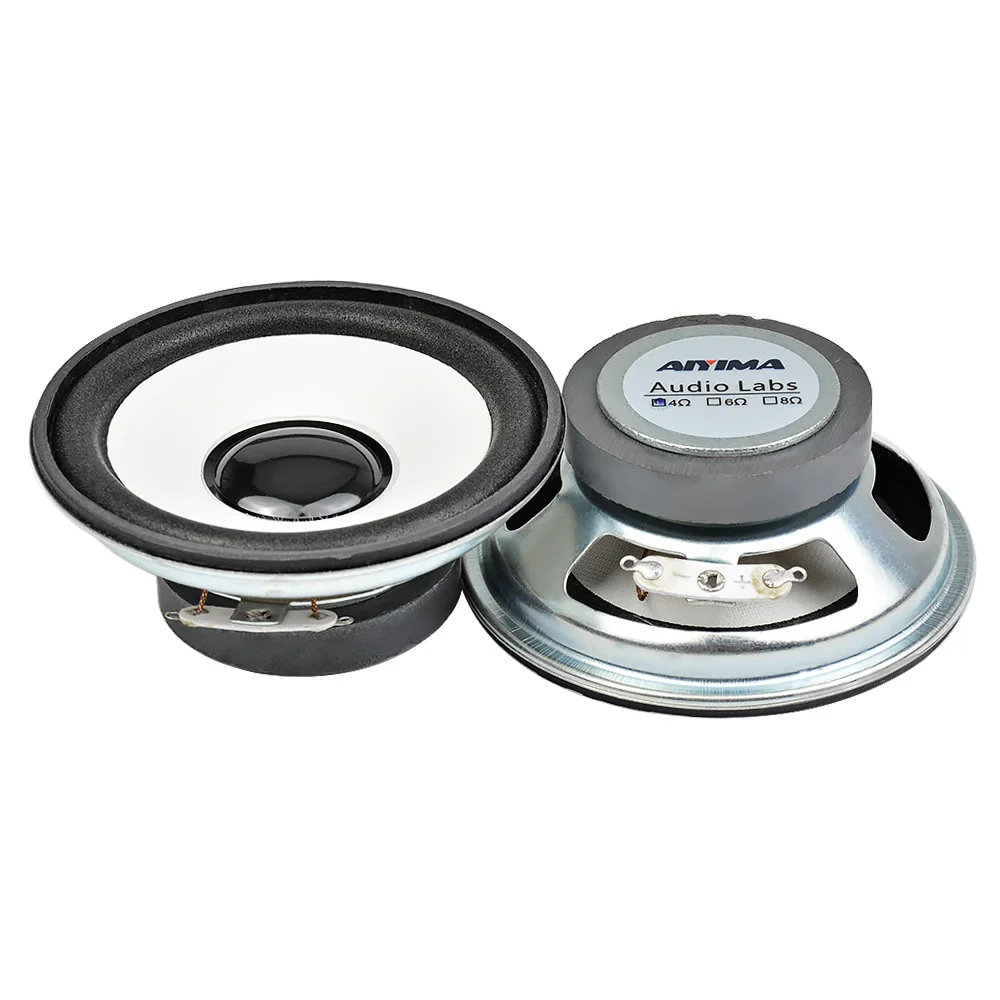 AIYIMA 2Pcs 3Inch Audio Portable Speakers 4Ohm 10W Mini Column DIY For Multimedia Bluetooth Speaker Home Theater Sound System