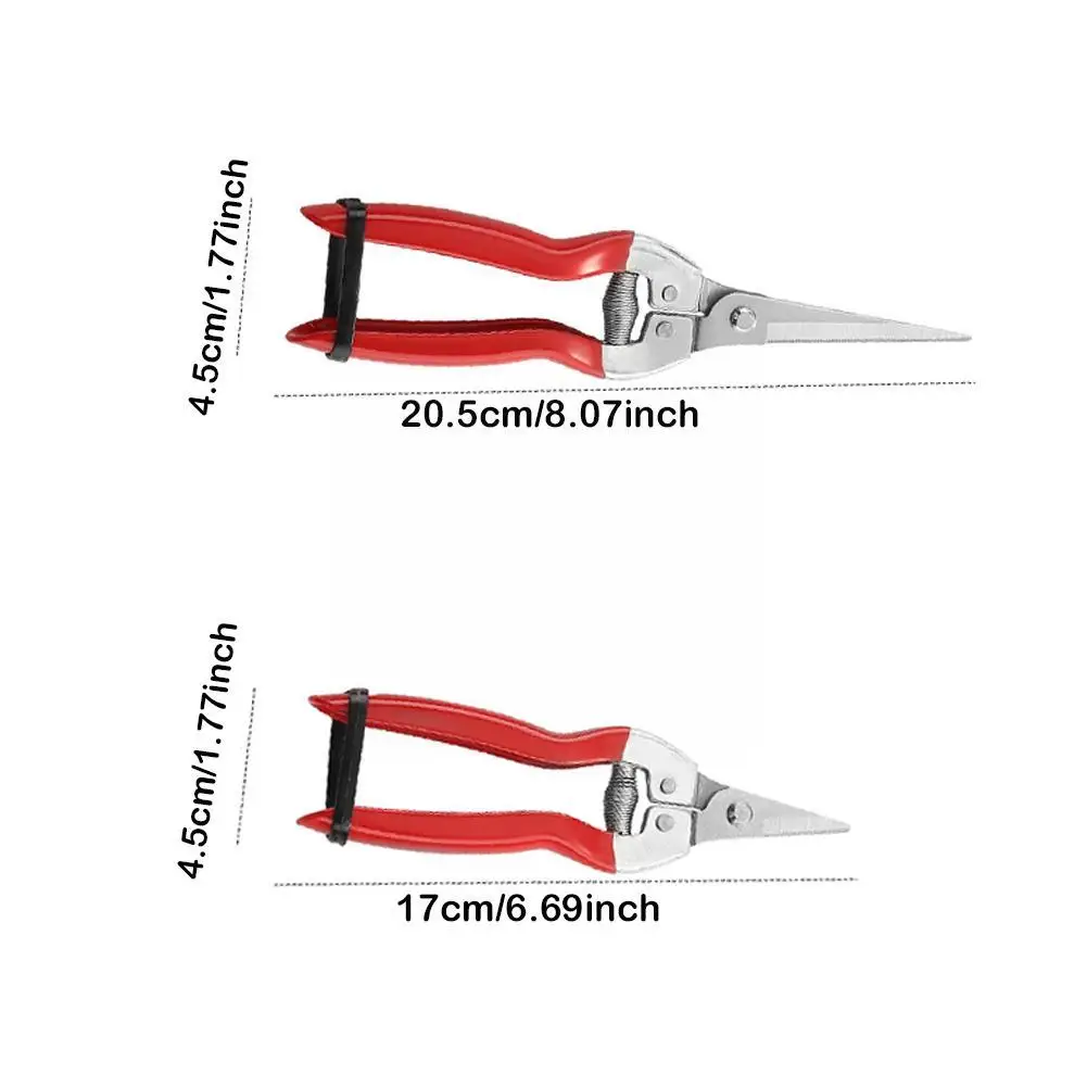 Технические Ножницы 17,5 см/20,5 см для обрезки фруктовых деревьев, садовые ножницы, обрезные ножницы, ручные инструменты O5T8