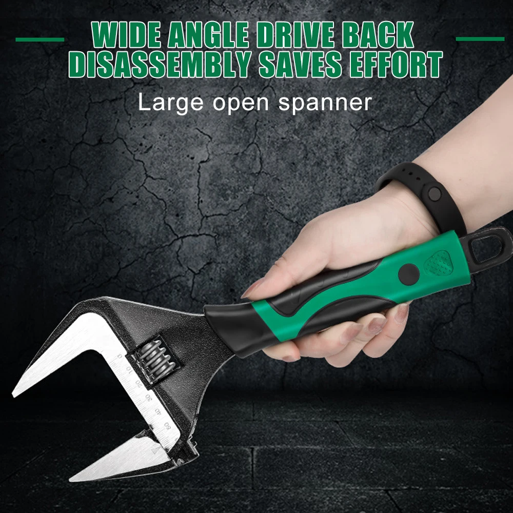 Imagem -04 - Polegada Chave Ajustável Universal Spanner Mini Nut Key Ferramentas Manuais Aço Inoxidável 10