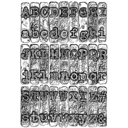 2024 New 3D Embossed Folder For DIY Making English Alphabet Background Greeting Card Scrapbooking No Stamps Metal Cutting Dies