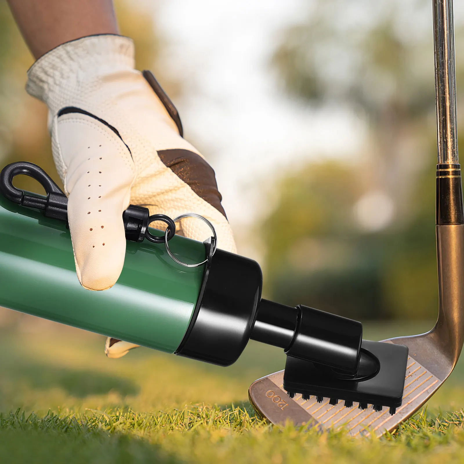 

1Set Golf Club Cleaner Brush Set Portable Squeeze Bottle Refillable Groove Cleaner Tool for Golf Clubs Carts Shoes Bags