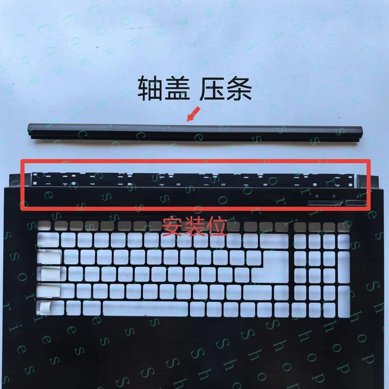 PP+New laptop upper case cover /lcd hinge cover for MSI  GP72 GL72 GP72VR GL72M MS-1793