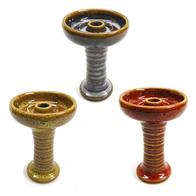 Funnel Flavor Holder Ceramic Phunel Hookah Bowl Hookha Shisha Cup Narguile Top Nargile Clay Pot Nargila Smoking Pipe Accessory