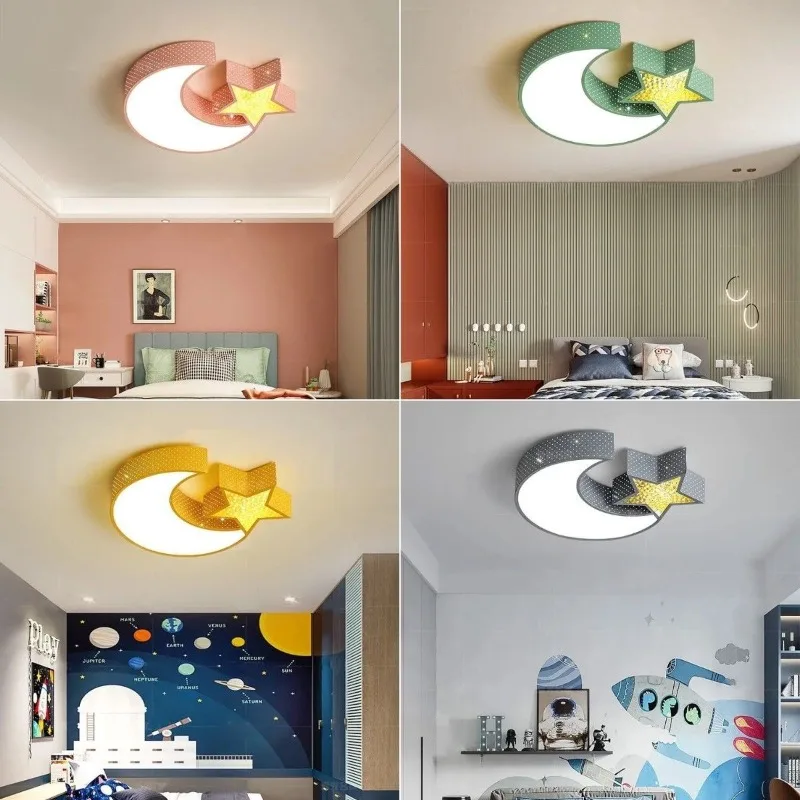 Sanrio Hello Kitty Cute Bedroom Living Room Eye Protection Energy Saving Cartoon Remote Control Color Changing Ceiling Lamp