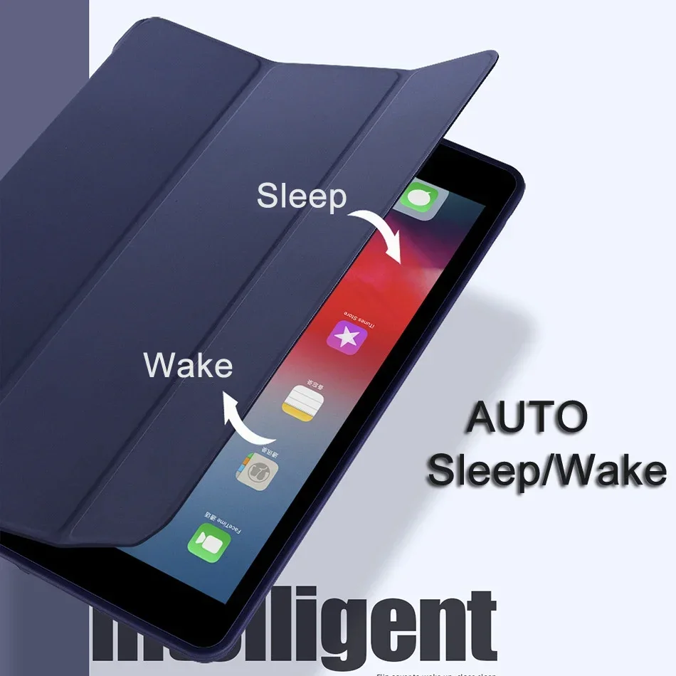Etui na tablet z miejscem na ołówek do iPada 5 6 7 8 9 10. 11. generacji Air Pro Case MINI 3 4 Pro 11 12.9 13 cali 2025 Cover Stand — zdjęcie produktu 5