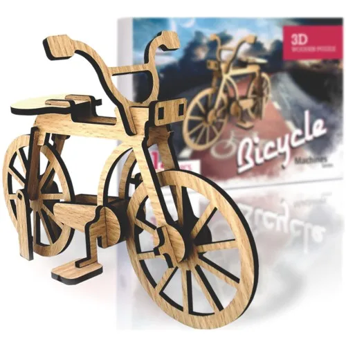 Pershang Bicycle 14 Piece 3D Wooden Puzzle