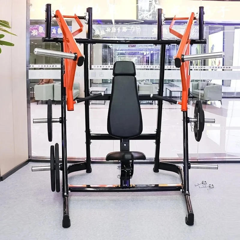 Máquina de Press de Pecho Iso de Acero de Alta Calidad para Gimnasio Comercial con Carga de Placas