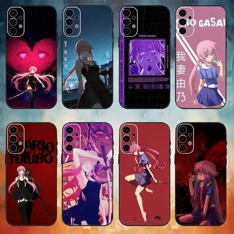 M-Mirai Anime Nikki  Phone Case For Samsung S25,S24,S21,S22,S23,S30,Ultra,S20,Plus,Fe,Note,10,9,5G Black Cover