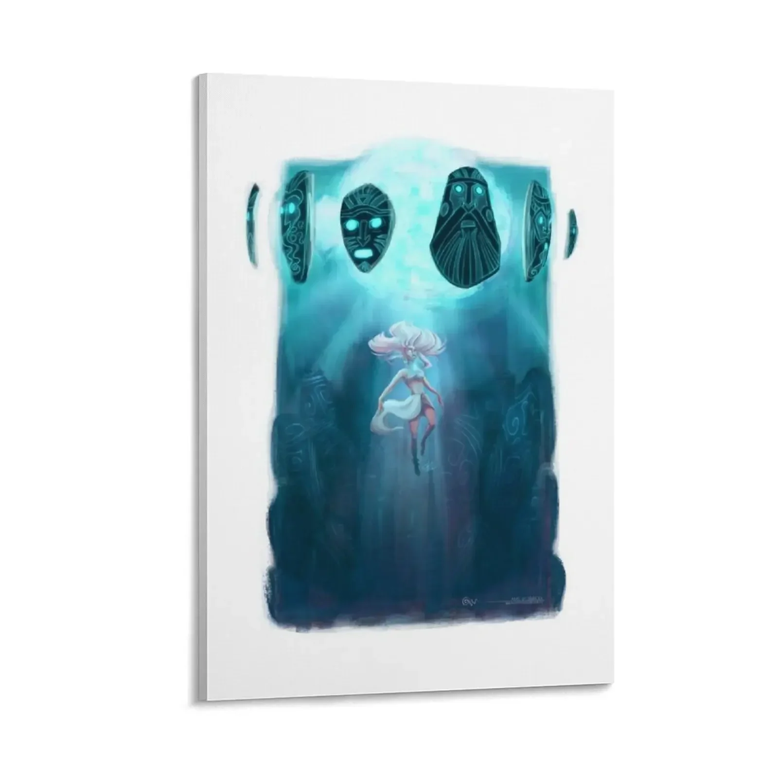 

Atlantis Canvas Painting anime figure interior paintings poster modern home decoration