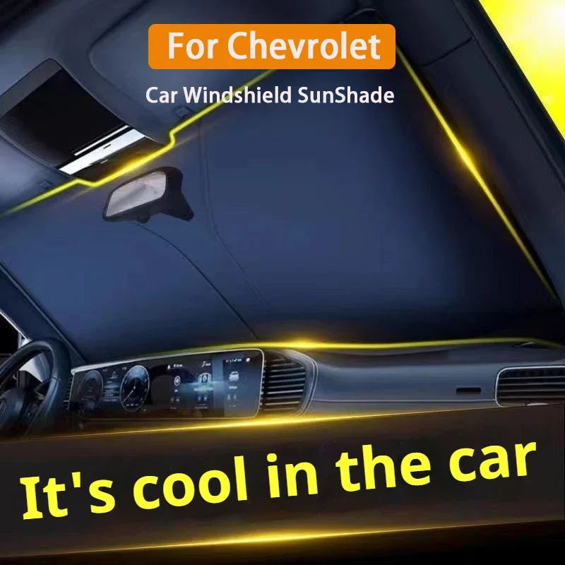 

Car Windshield SunShade For Chevrolet Cruze Sonic Trax Cruze Accessori Onix Tahoe Sun Visor UV Protection Auto Parts