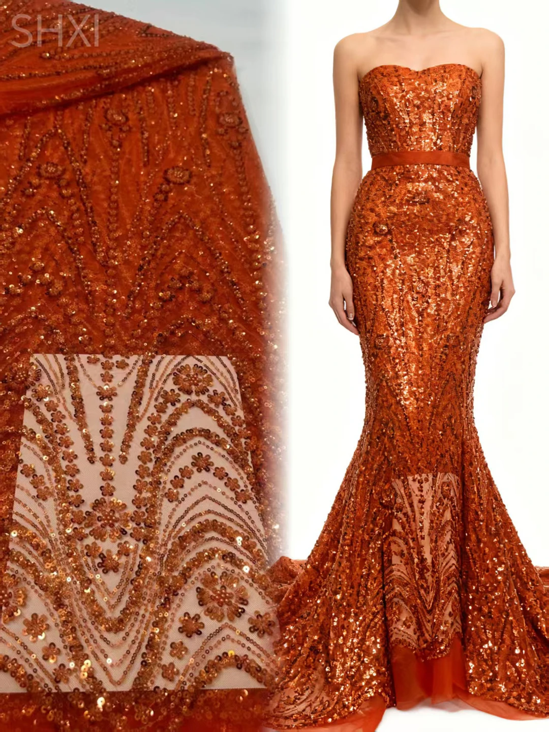 

Wholesale African Groom Lace Fabric 2026 High Quality Lace Sequins Lace Fabric For Nigerian Wedding French Party Dresses Sewing