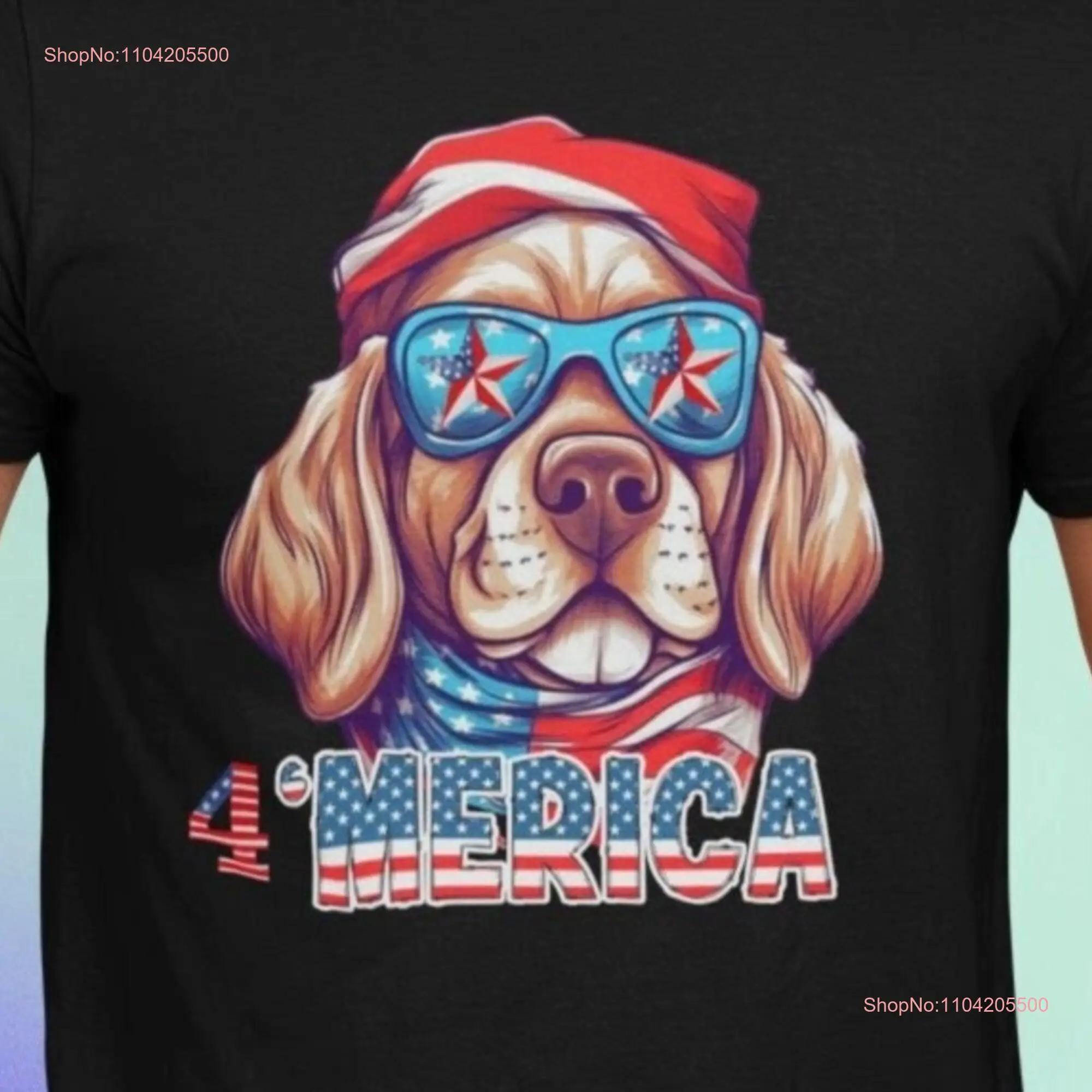 July 4th T Shirt 4 'Merica  America Independence Day 4' Merica Celebration  long or short sleeves