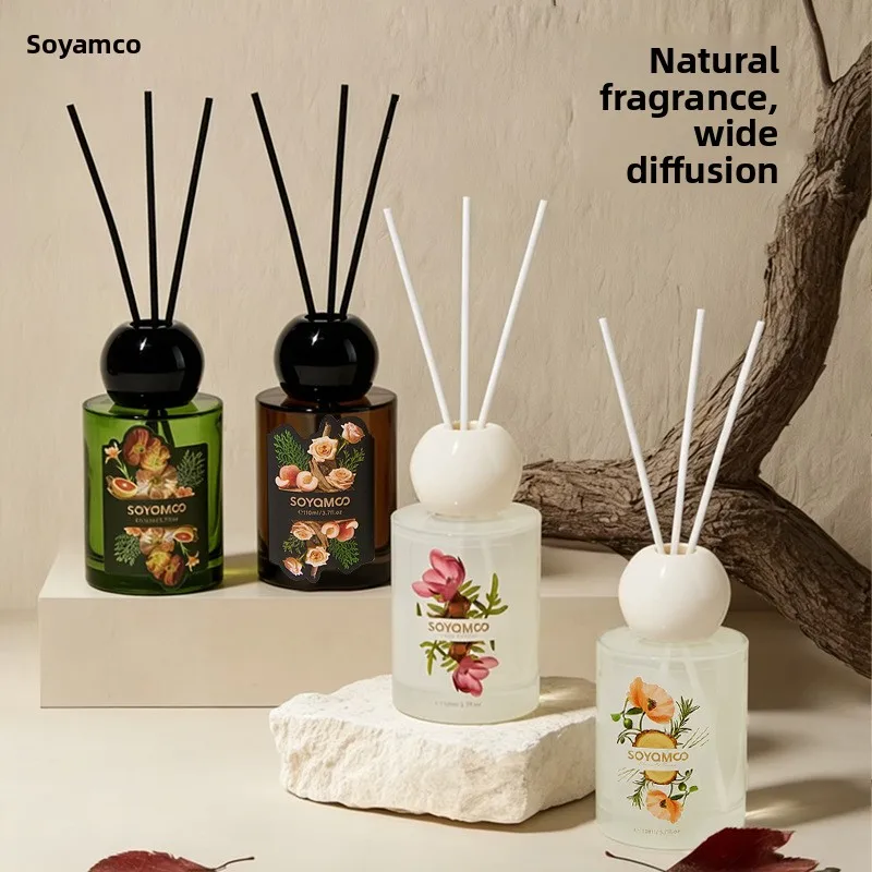 Gardenia fireless liquid aromatherapy, long-lasting fragrance, household diffused rattan premium atmosphere fragrance