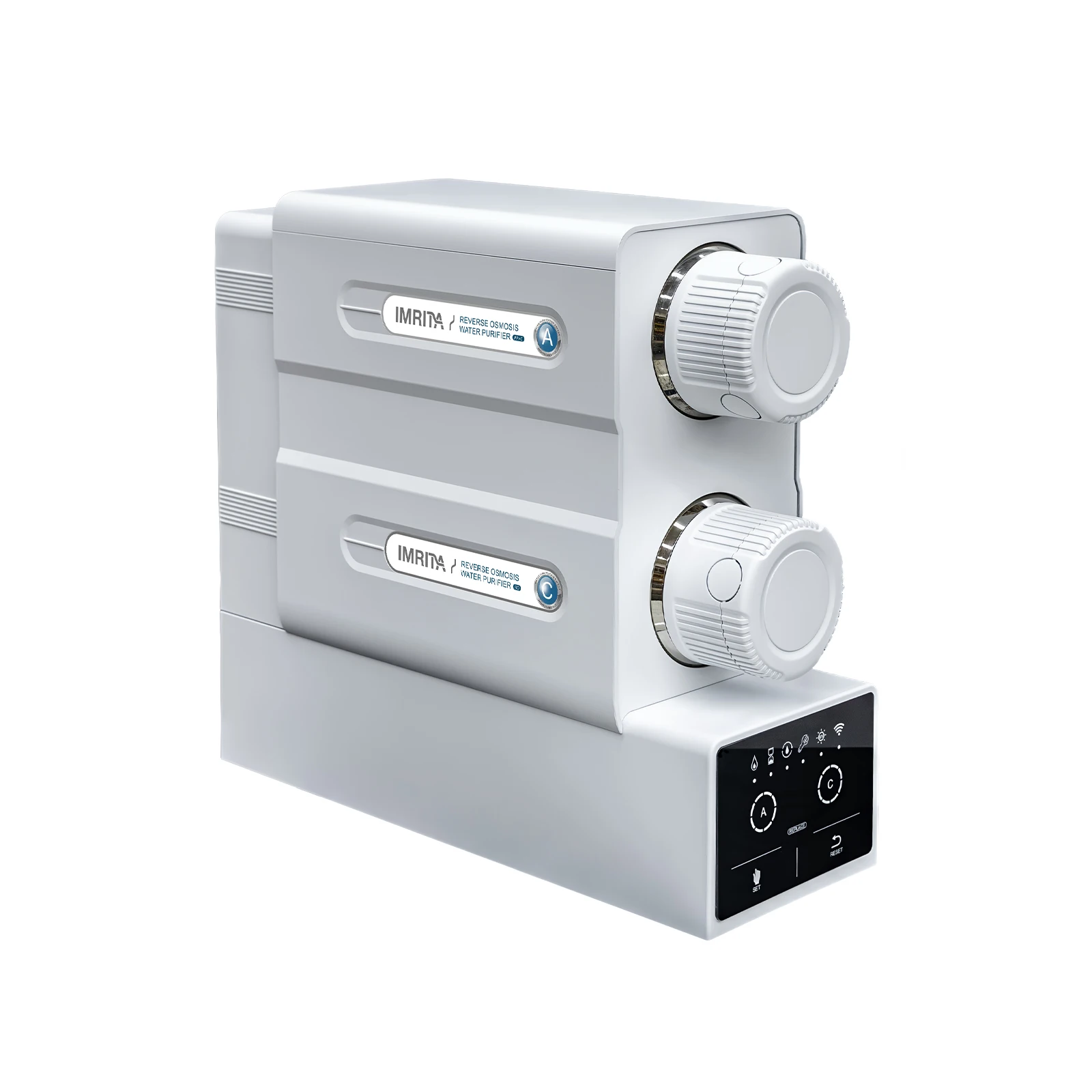 Reverse Osmosis 800 GPD Under-Sink Water Filter Purifier 3-Stage Filtration Self-Cleaning Function No Tank For Hotel Household