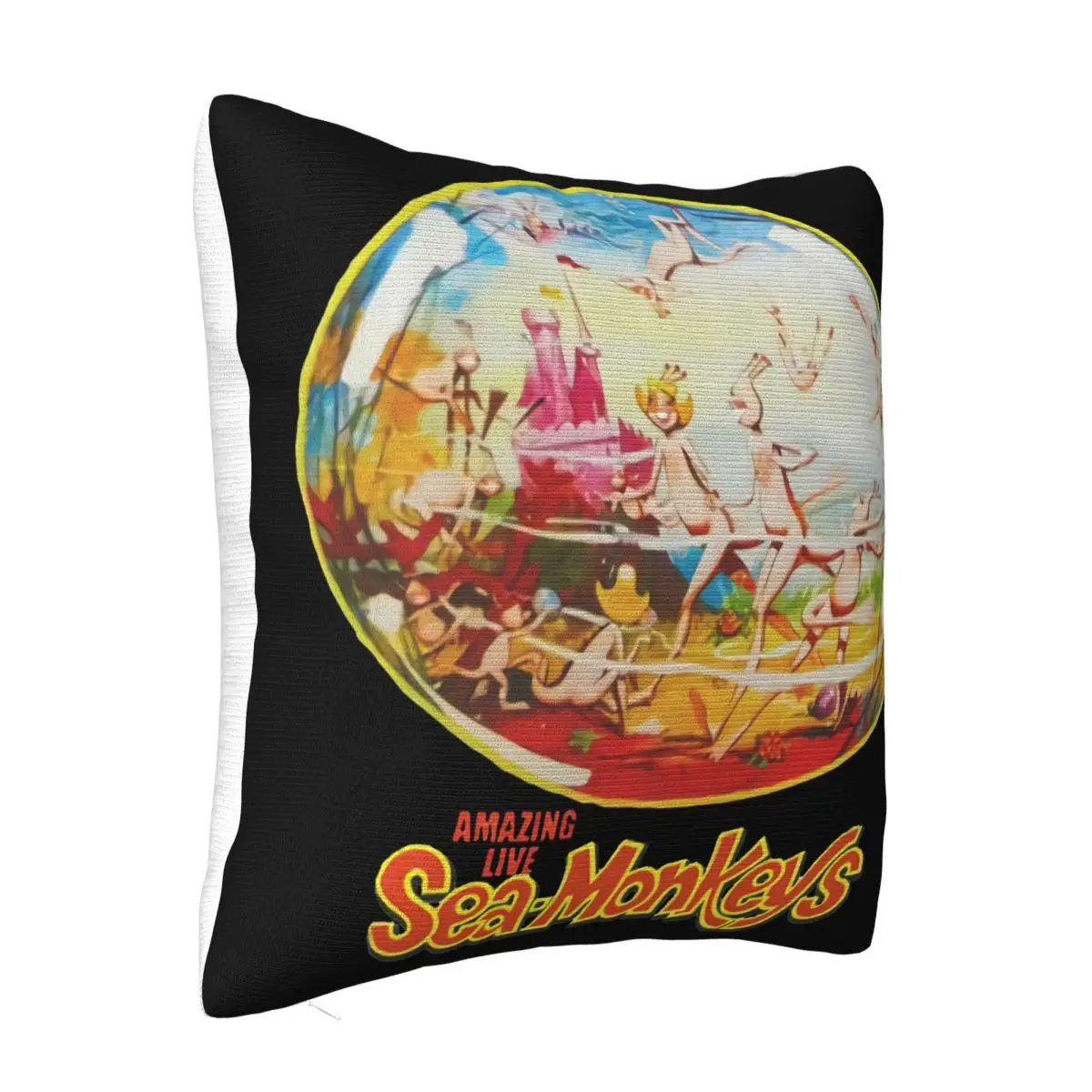 Sea Monkeys Classic Retro Inspired Cool Classic Sz S 5Xl T 1703 Loose Autumn Game Pillow Case