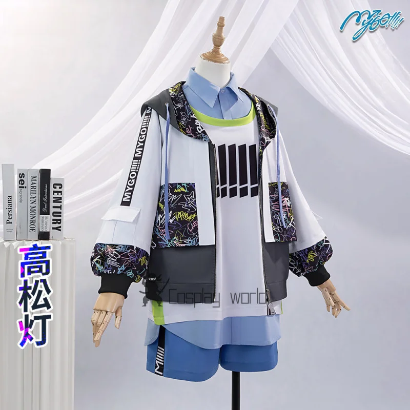 

Anime BanG Dream Takamatsu Tomori Cosplay Costume Daily Hoodie Uniform Halloween Carnival Party Role Play Suit Clothes