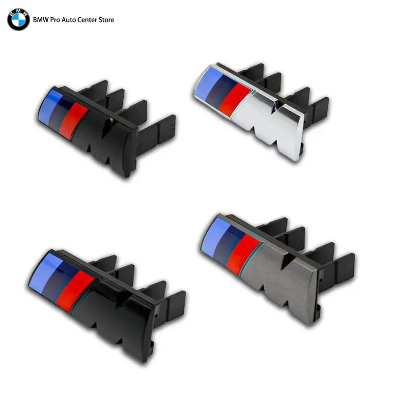 3D ABS Car Front Grille Badge Logo Exterior Modification Accessories For BMW M Logo G60 E60 E46 X3 X4 X5 X6 F48 G01 E84 E83 F39