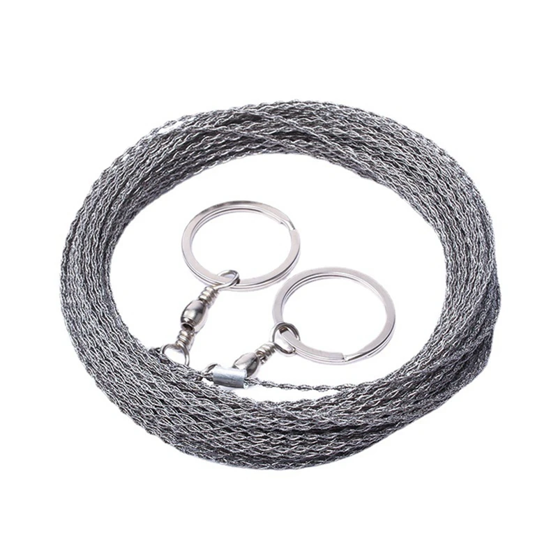 

Mini Stainless Steel Wire Saw,Pocket Chainsaw,Portable Camping Saw Wire Saw,Wire Hand Saw Field Saw Wire 10M