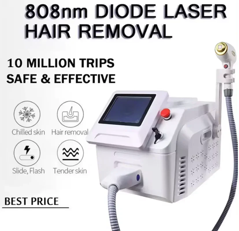 

Portable Permanent Diode 808nm Hair Removal Laser Beauty Diodo 755 808 1064 Diode Laser Hair Removal Machine