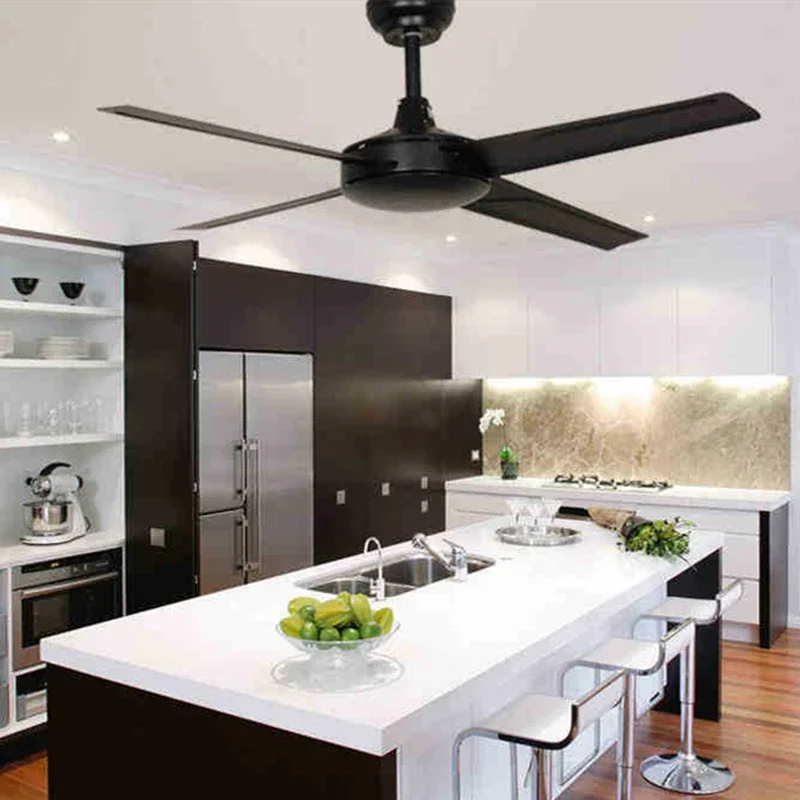 

Living Room Ceiling Fan Without Light Fan Black American Retro Industrial Ceiling Fan For Home Ventilador De Teto