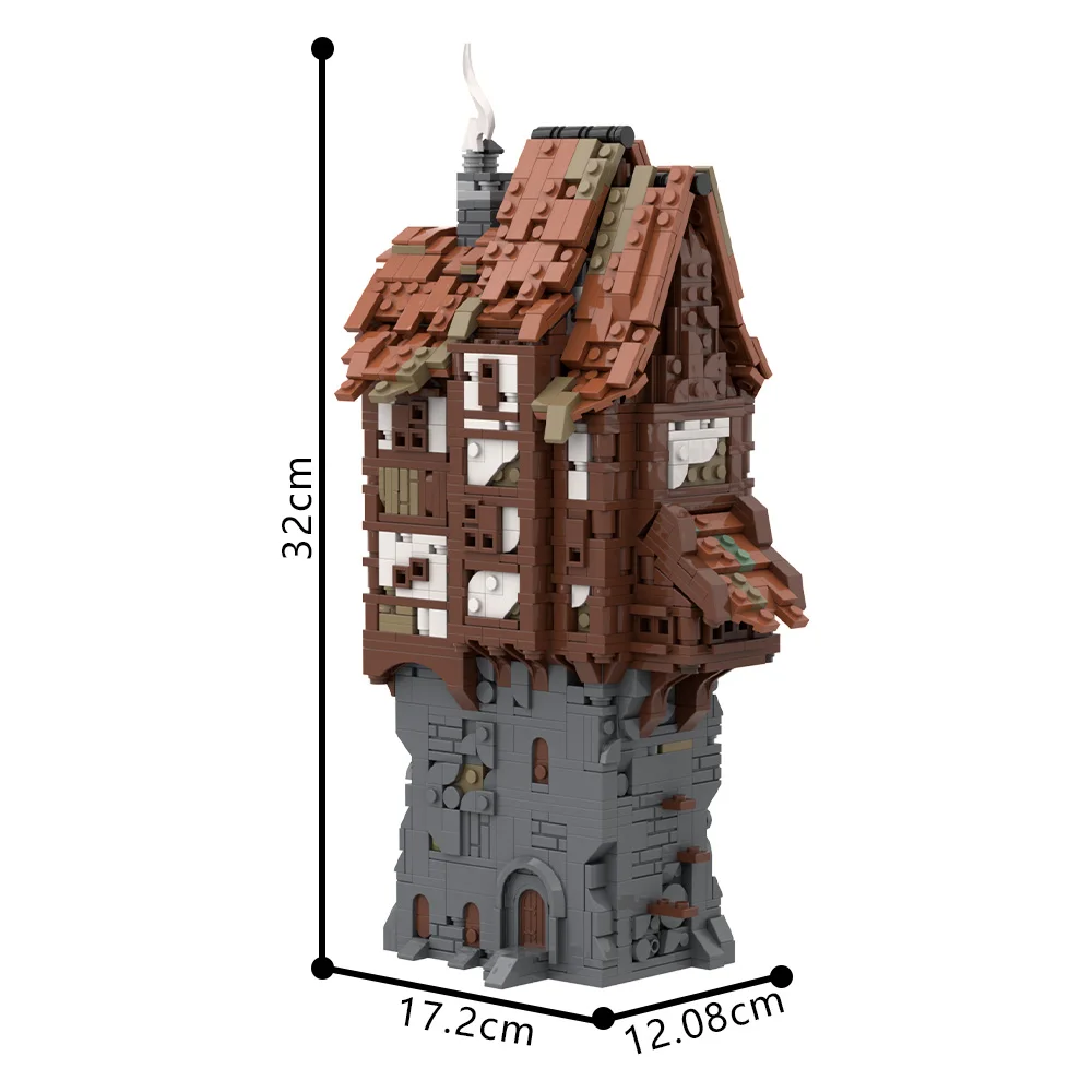 

Gobricks MOC Medieval Nameless Village Building Block Toy Gift