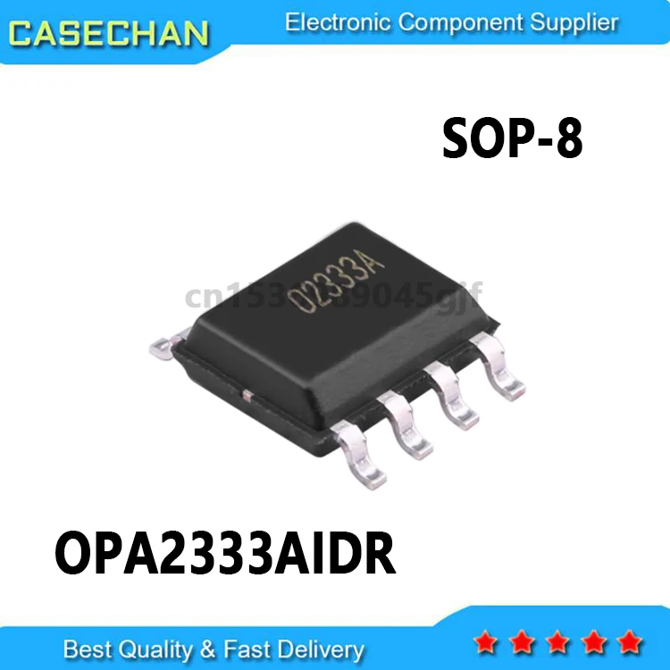 1 buah asli 02333A OPA2333AIDR SOP-8 chip amplifier operasional