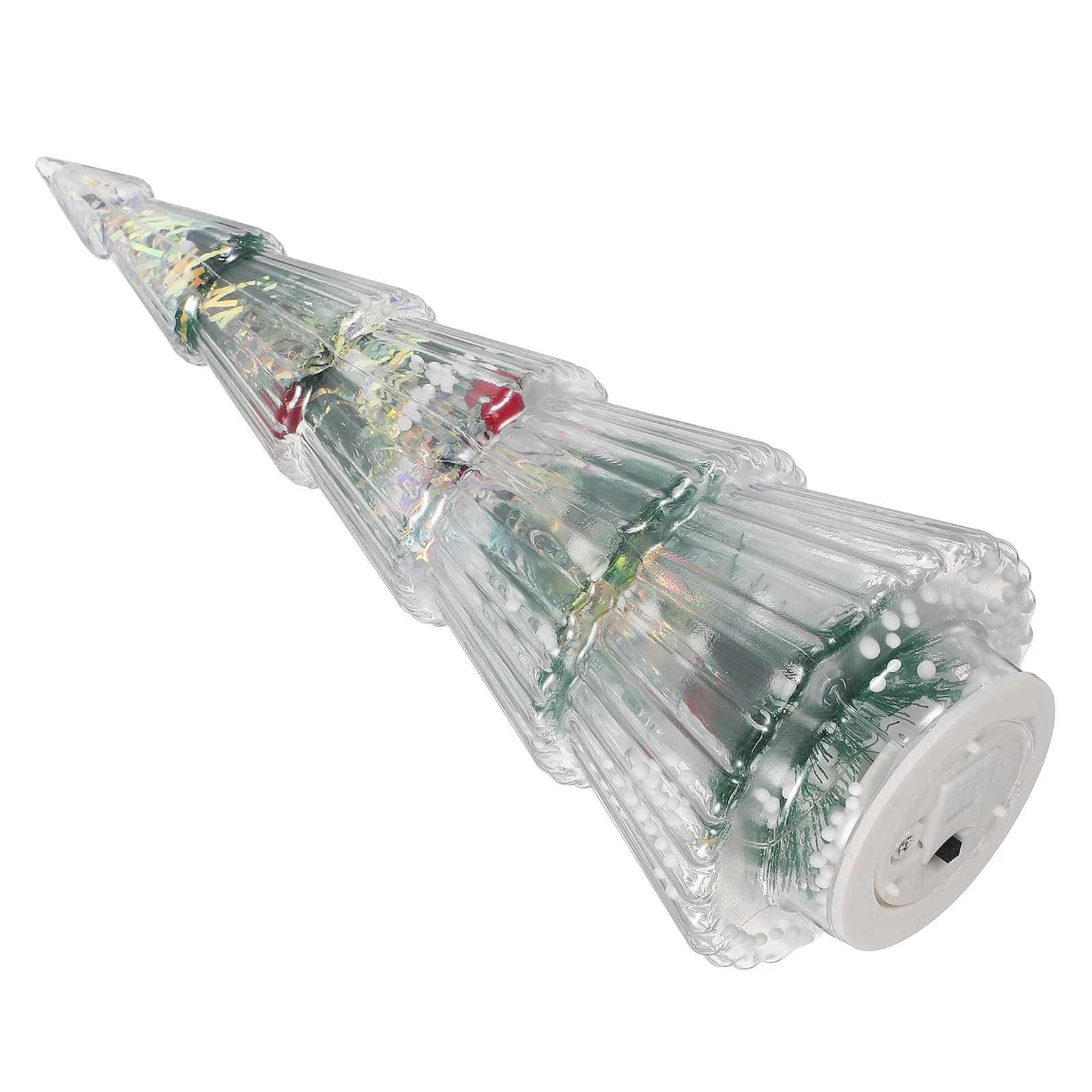 

1 Mini Glowing Christmas Tree Warm Led Light Tabletop Centerpiece For Xmas Home Party Mantel Shelf Fireplace Night Light Decor