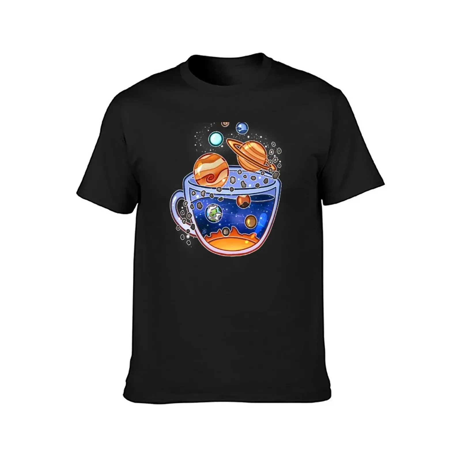 Solar System Tea T-Shirt sports fans vintage t shirts street wear anime clothes black t shirts for men