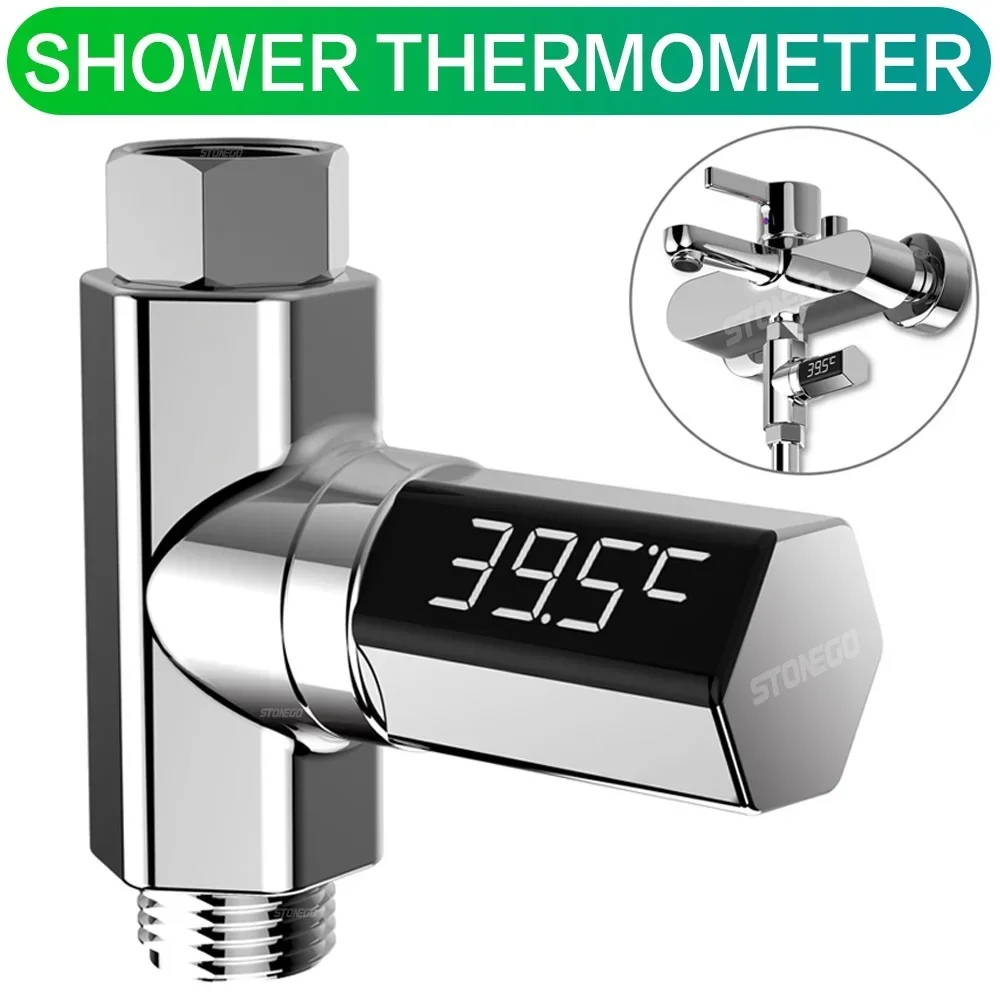 JJYY LED Display Home Bath Thermometer Water Thermometer Monitor Monitor Kitchen Bathroom Smart Home Baby Care