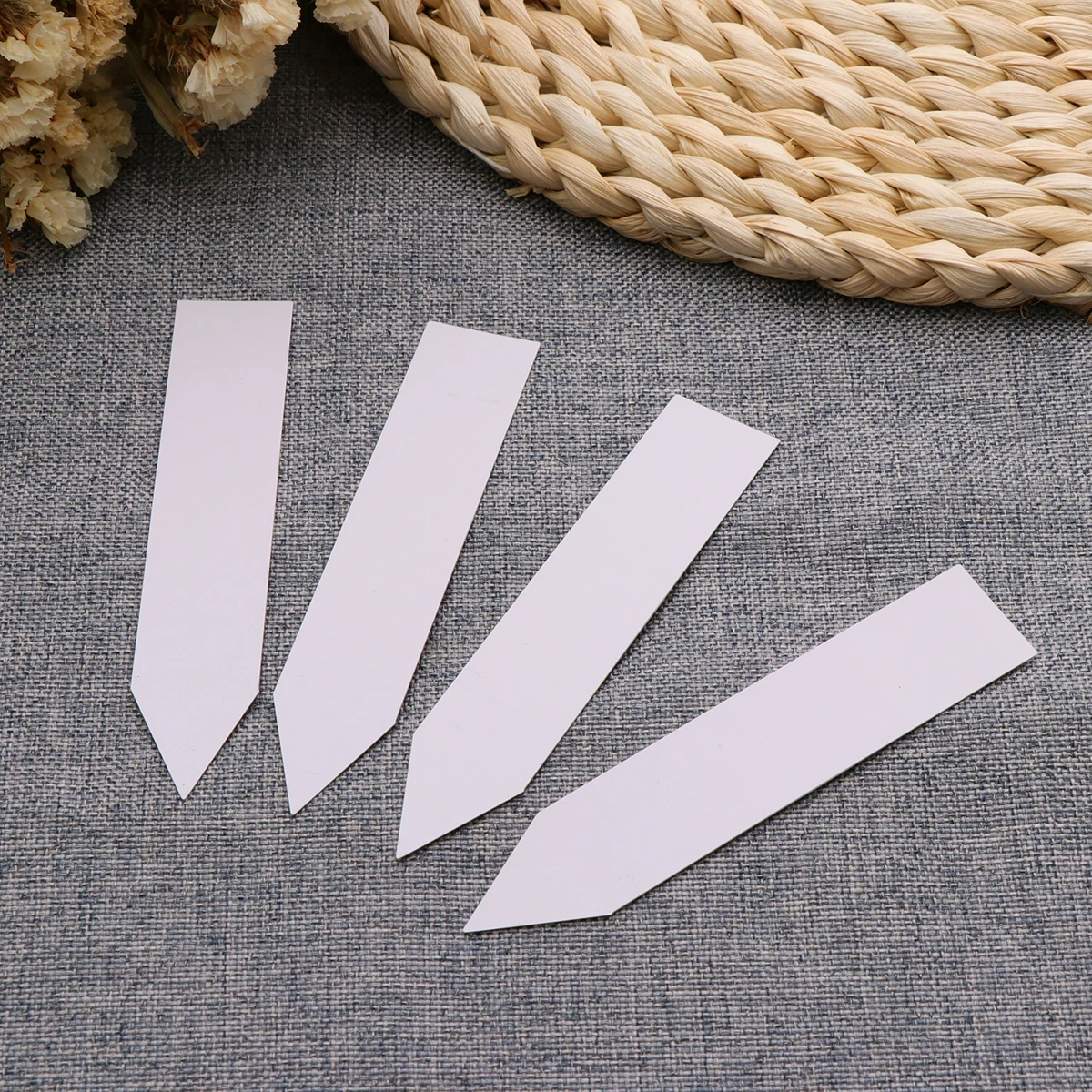 

100 Pcs Gardening Label Matte Finish Labels Plant Tags Indoor Permanent Marker Markers