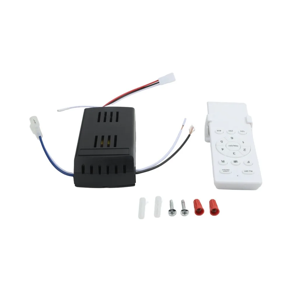 1 Set Wireless DC Ceiling Fan Remote Kit, 24V 35W Driver Module, 6 Speeds And Timer Settings, Light And Direction Control