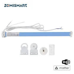 Zemismart WiFi Tuya Smart Life motore per tende per tubo 36 37mm Alexa Google Home Control tapparella motorizzata motore otturatore