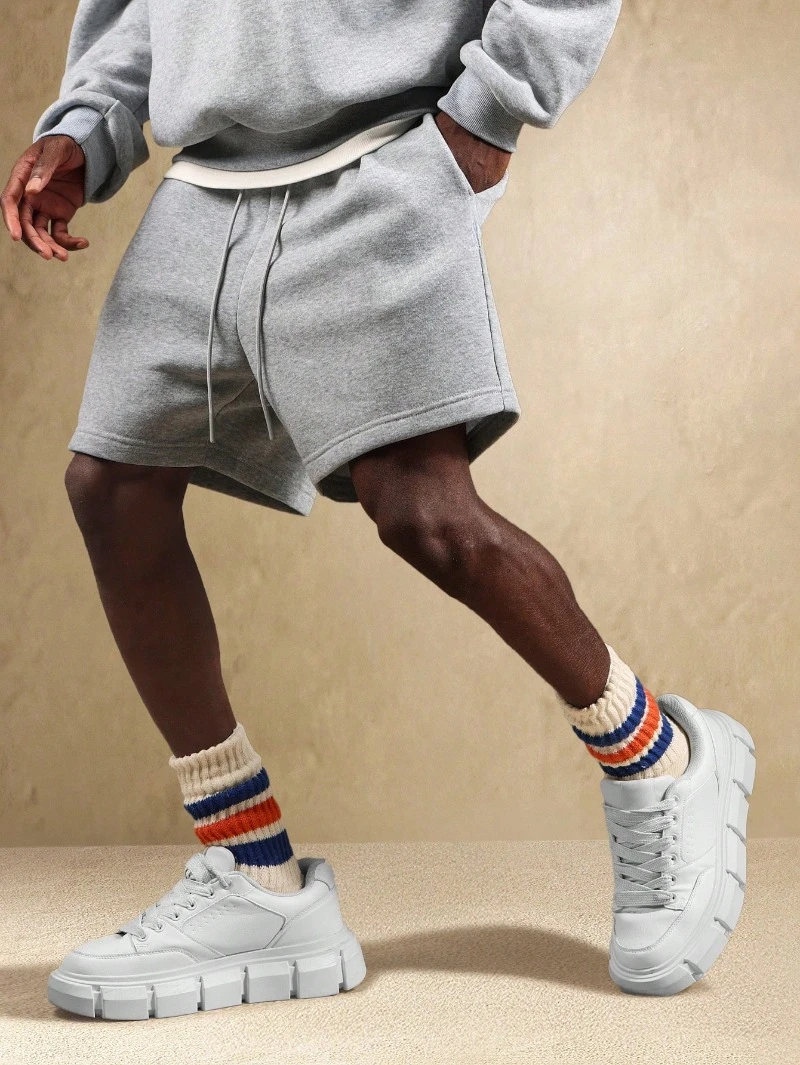 

Drop Crotch Essential Athletic Shorts Loose Fit Comfortable Casual Sweat Shorts Athleisure Workout Value Basic Everyday Summer