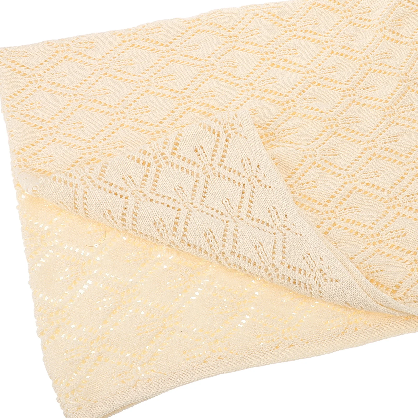 الوليد الطفل بطانية لينة غزل الصوف محبوك قماط تنفس للأطفال الرضع طفل بنين بنات تلقي بطانية #5