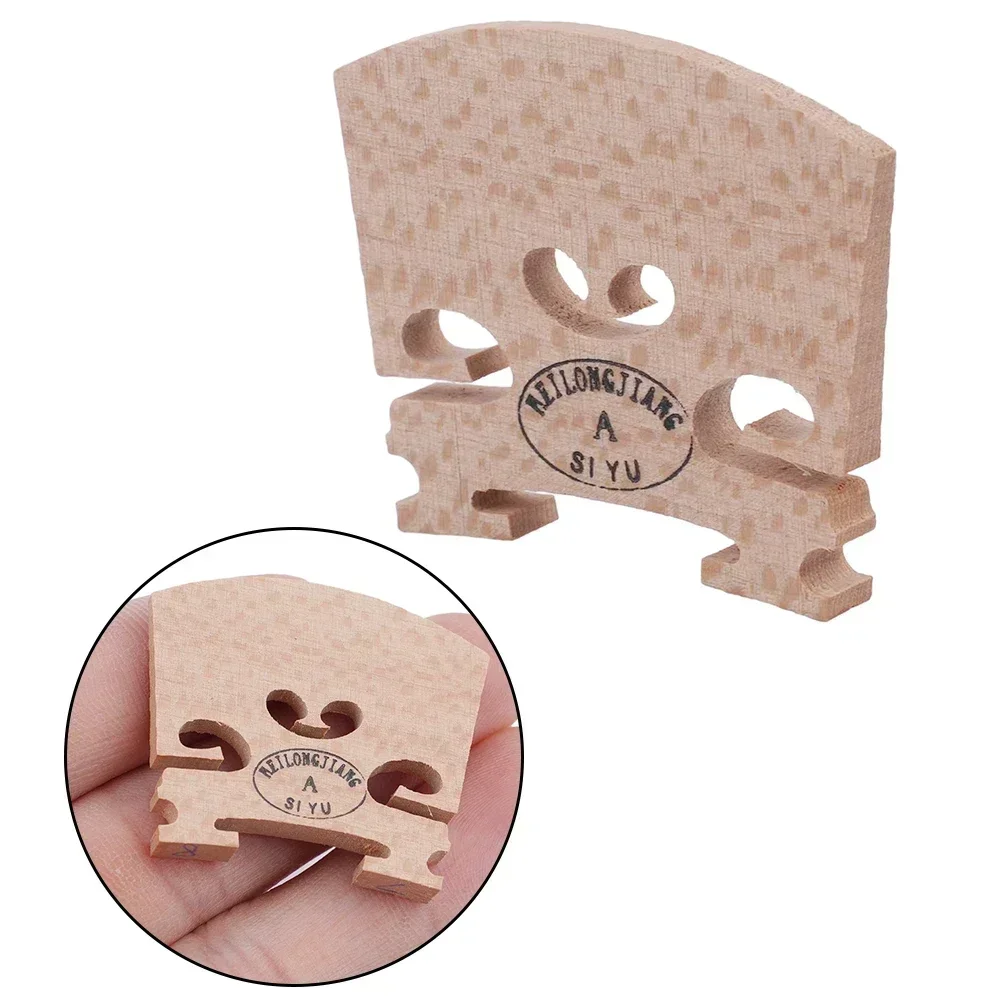 Violin Bridges Fiddle Maple Wood For 4/4 3/4 1/4 1/2 1/8 1/10 1/16 Musical Instrument Accessories Violin Strings Bridge Parts